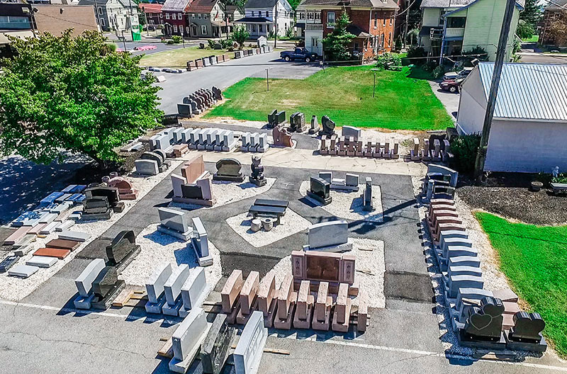 new holland outdoor memorial display aerial